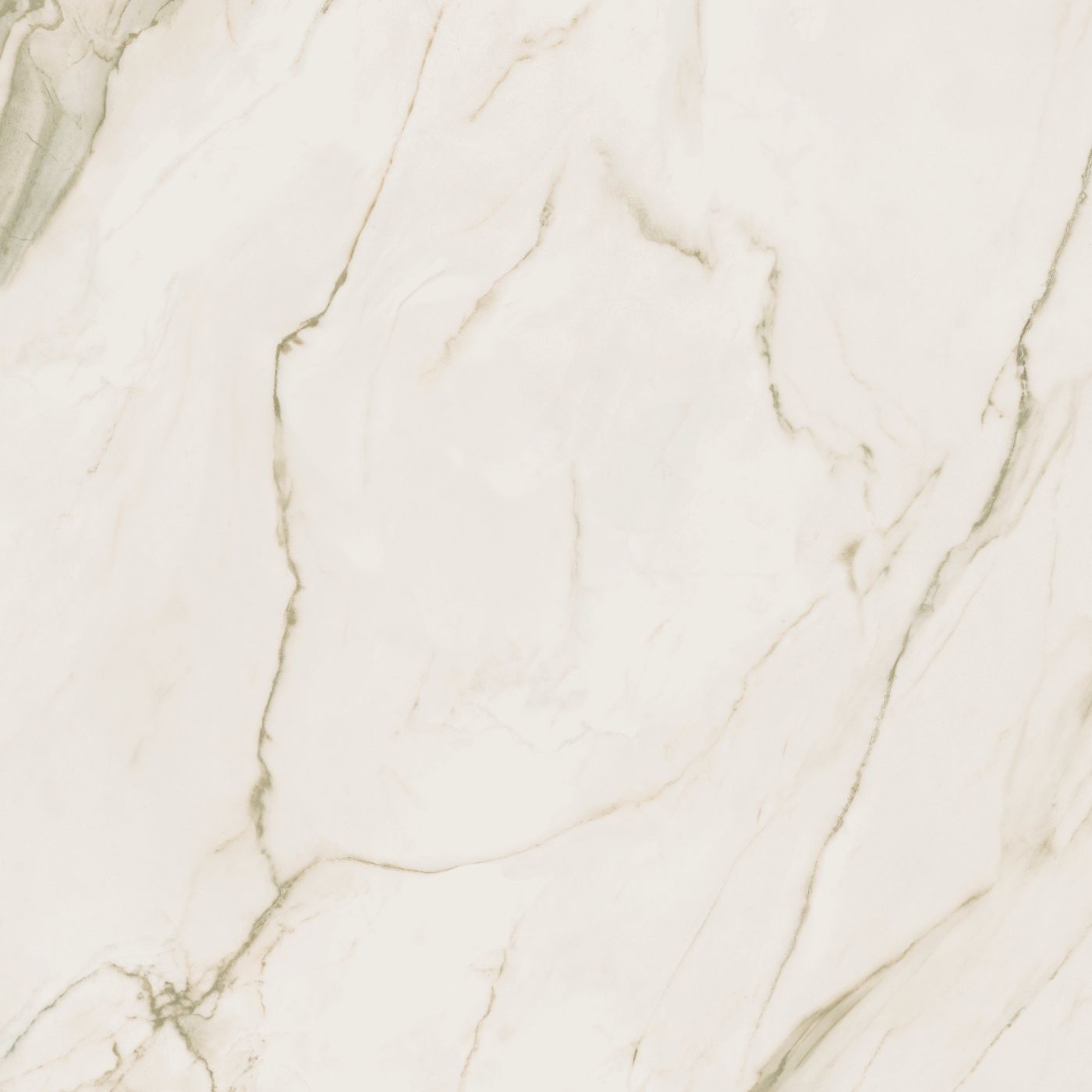 Feinsteinzeug in Marmoroptik ABK Sensi Up Calacatta Gold, 120x120 cm, 8,5 mm, poliert (lux)