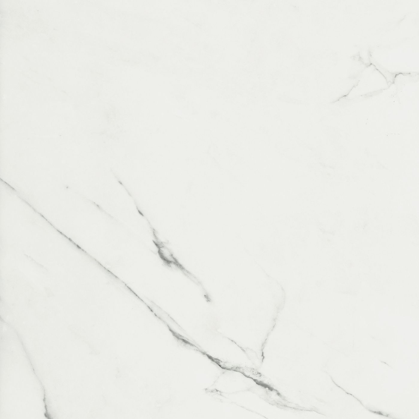Feinsteinzeug in Marmoroptik ABK Sensi Up Statuario Ultra, 120x120 cm, 8,5 mm, poliert (lux)