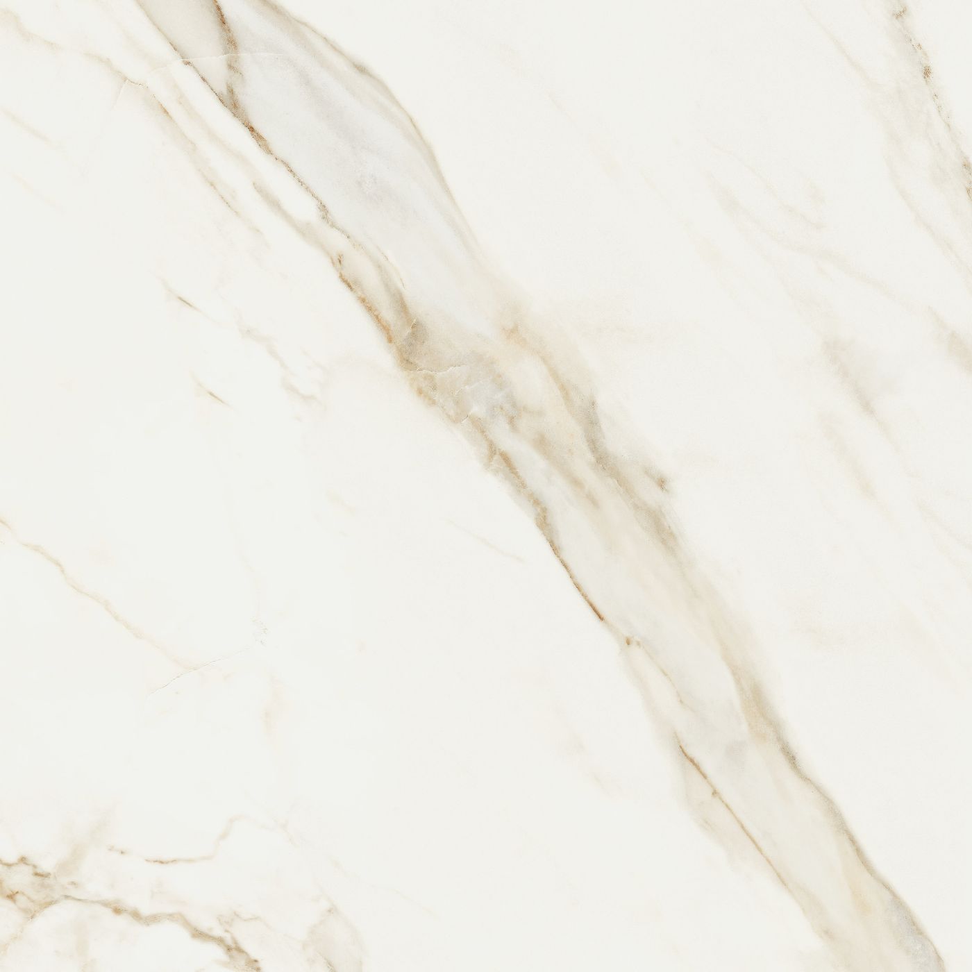 Feinsteinzeug in Marmoroptik ABK Sensi Up Calacatta Gold, 80x80 cm, 8,5 mm, natur matt