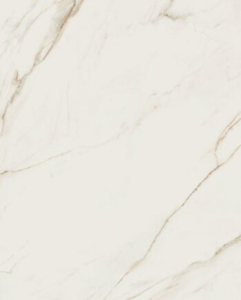 Grossformatplatte in Marmoroptik ABK Sensi Up Calacatta Gold, 120x280 cm, 6 mm, poliert (lux)