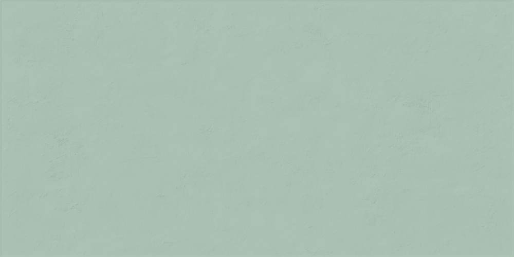 Unifarbene keramische Wandfliese ABK Wide&Style Mini Mint, 60x120 cm, 7 mm, matt