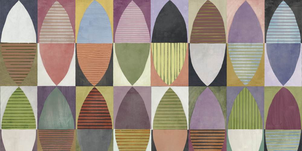 Gemusterte Dekorfliese ABK Wide&Style Africa, 120x240 cm (4 x 60x120 cm), 8,5 mm, matt