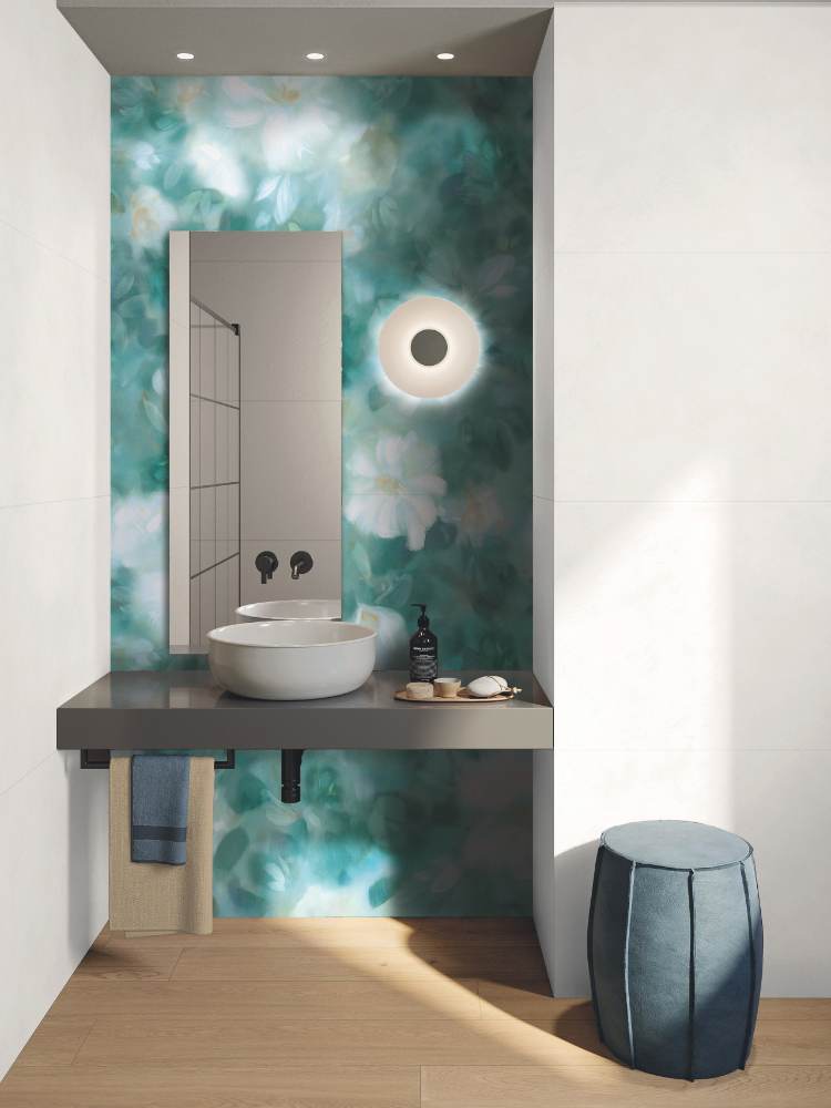 Gemusterte Dekor-Grossformatplatte ABK Wide&Style Impressionist, 120x280 cm, 6 mm, matt – 2