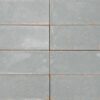 Glänzende Keramik-Wandfliese mit gealterten Kanten Dune Antiga Marengo, 6,9x24 cm, 9 mm, Dunkelgrau – 2