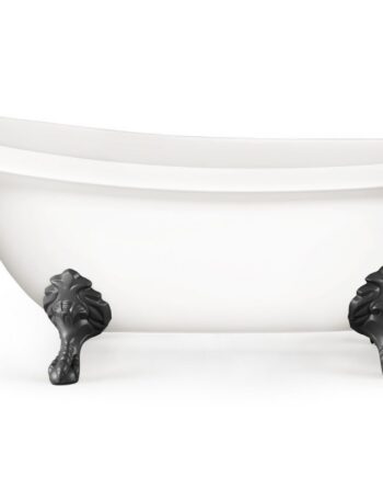 Badewanne mit Füssen PAA VICTORIA 170x83 cm, Graphite-Füsse