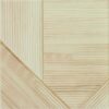 187547-1 Triibulise 3D reljeefiga keraamiline seinaplaat Dune Stripes Mix Bamboo, 25x25 cm, 10 mm, bambus