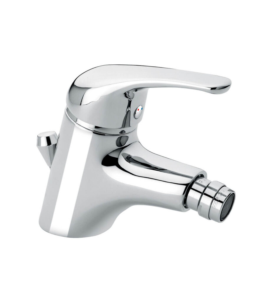 Bidetarmatur Emmevi Ambra 9004 mit Ablaufgarnitur, Chrom Bidetarmatur Emmevi Ambra 9004 mit Ablaufgarnitur