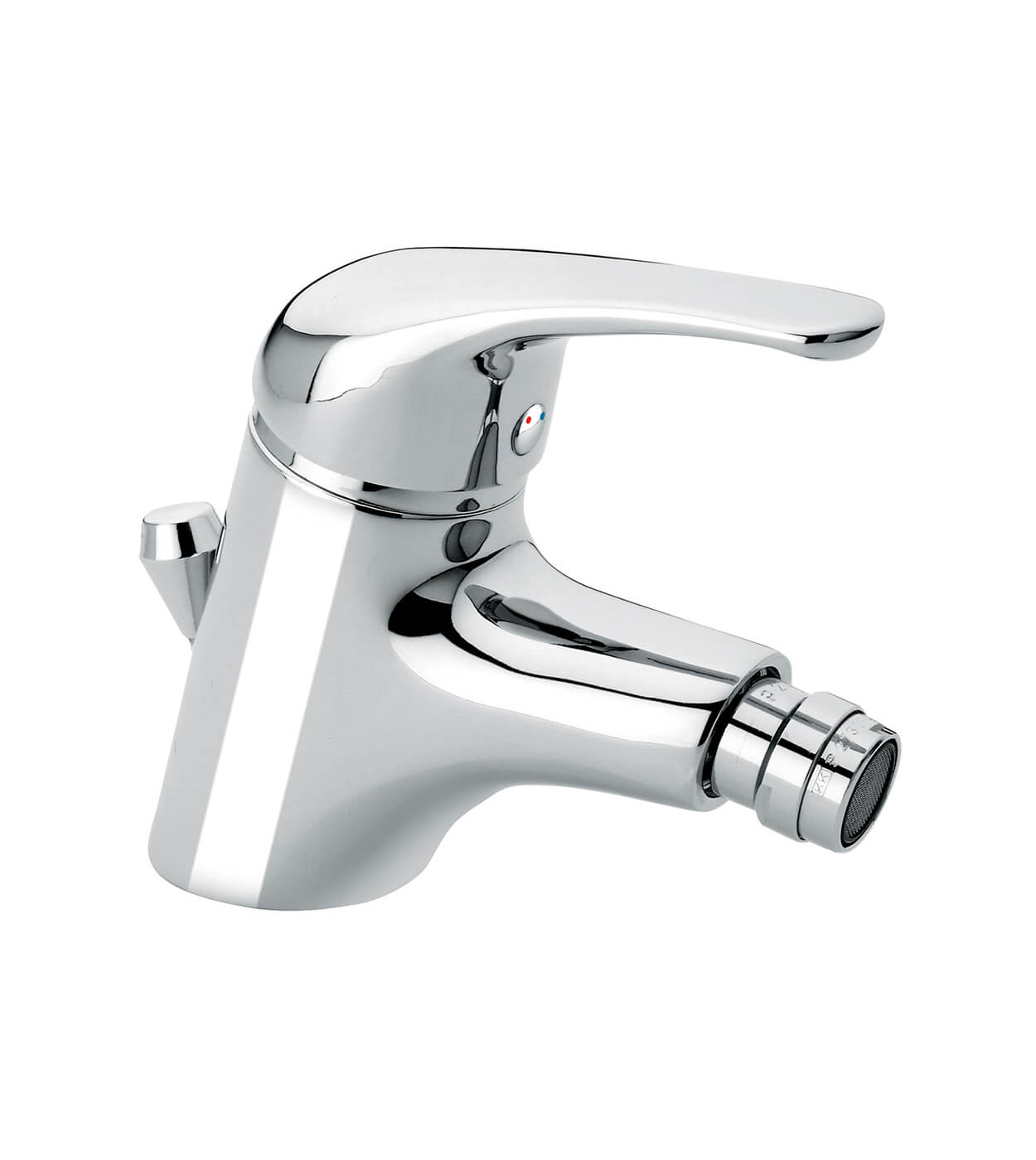 Bidetarmatur Emmevi Ambra 9004 mit Ablaufgarnitur