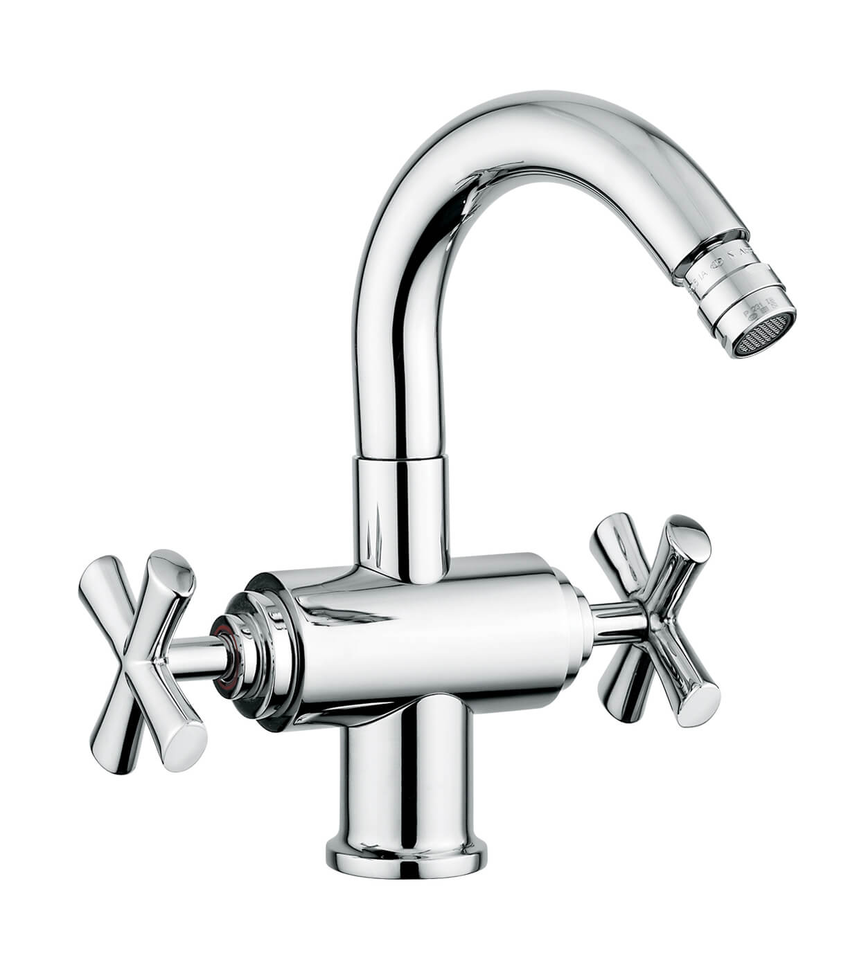 Bidetarmatur Emmevi Spirit New 31004 mit Ablaufgarnitur