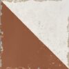 189217-1 Valencia hüdroplaadi mustriga portselanplaat Dune Antiga Cabanyal Teja, 20x20 cm, 9 mm, telliskivipunane