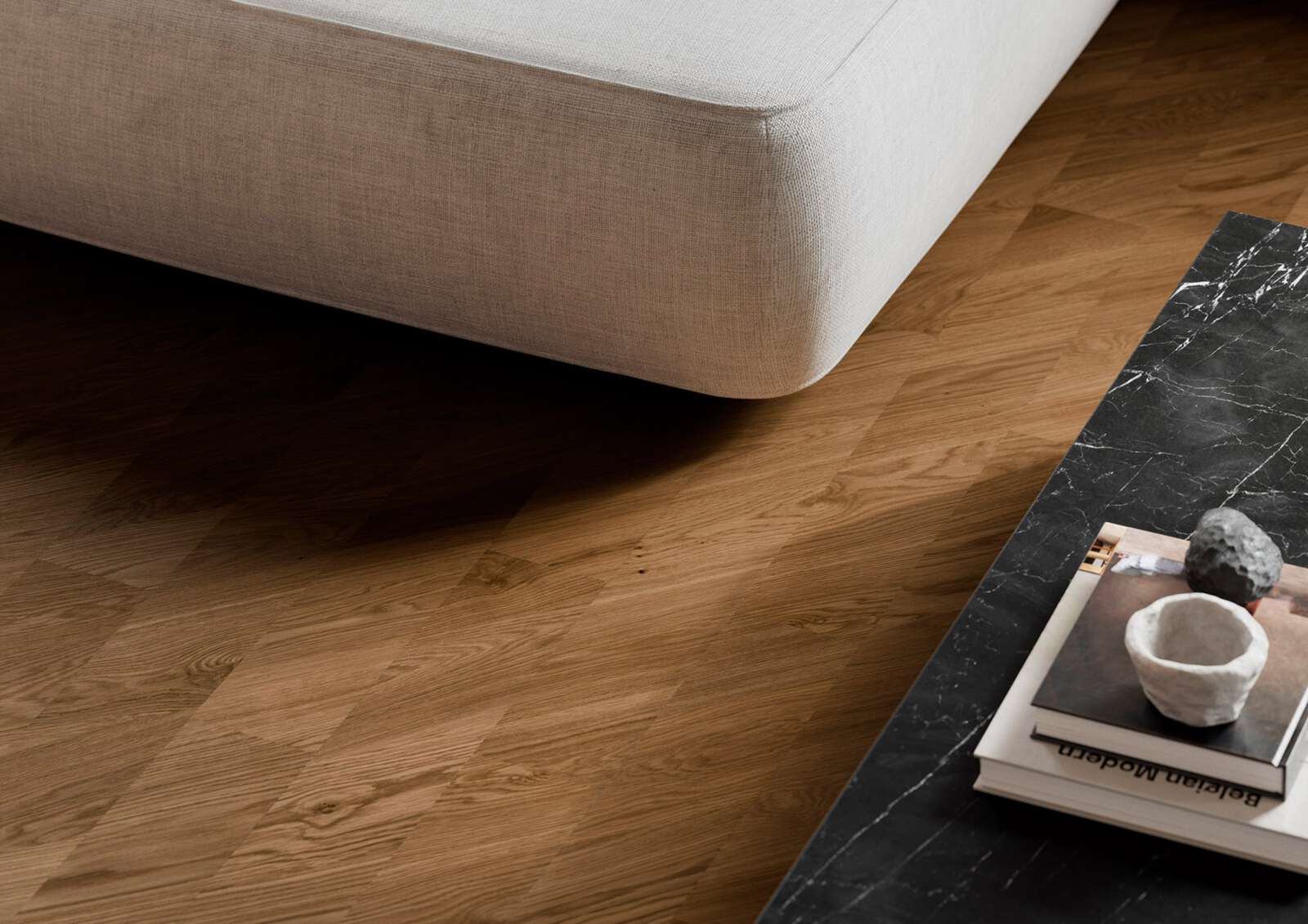 Chevron Parkett Bauwerk Spinpark Eiche Caramello 15 geölt geschliffen – 2