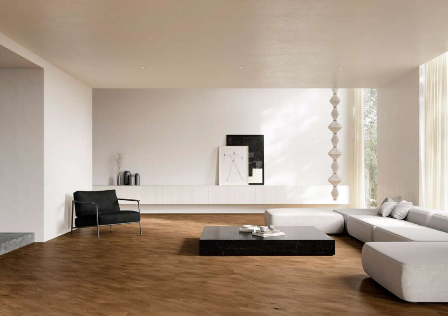 Chevron Parkett Bauwerk Spinpark Eiche Caramello 15 geölt geschliffen – Ambiente 2 Chevron Parkett Bauwerk Spinpark Eiche Caramello 15 geölt geschliffen – 3