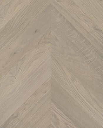 Chevron Parkett Eiche Esta AB Sandstone 575 mm extramatt lackiert