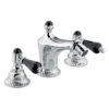 Dreiloch-Bidetarmatur Emmevi The One Atena 98044 mit Ablaufgarnitur, Chrom, Mit schwarzem Kristall Dreiloch-Bidetarmatur Emmevi The One Atena 98044 mit Ablaufgarnitur – 3