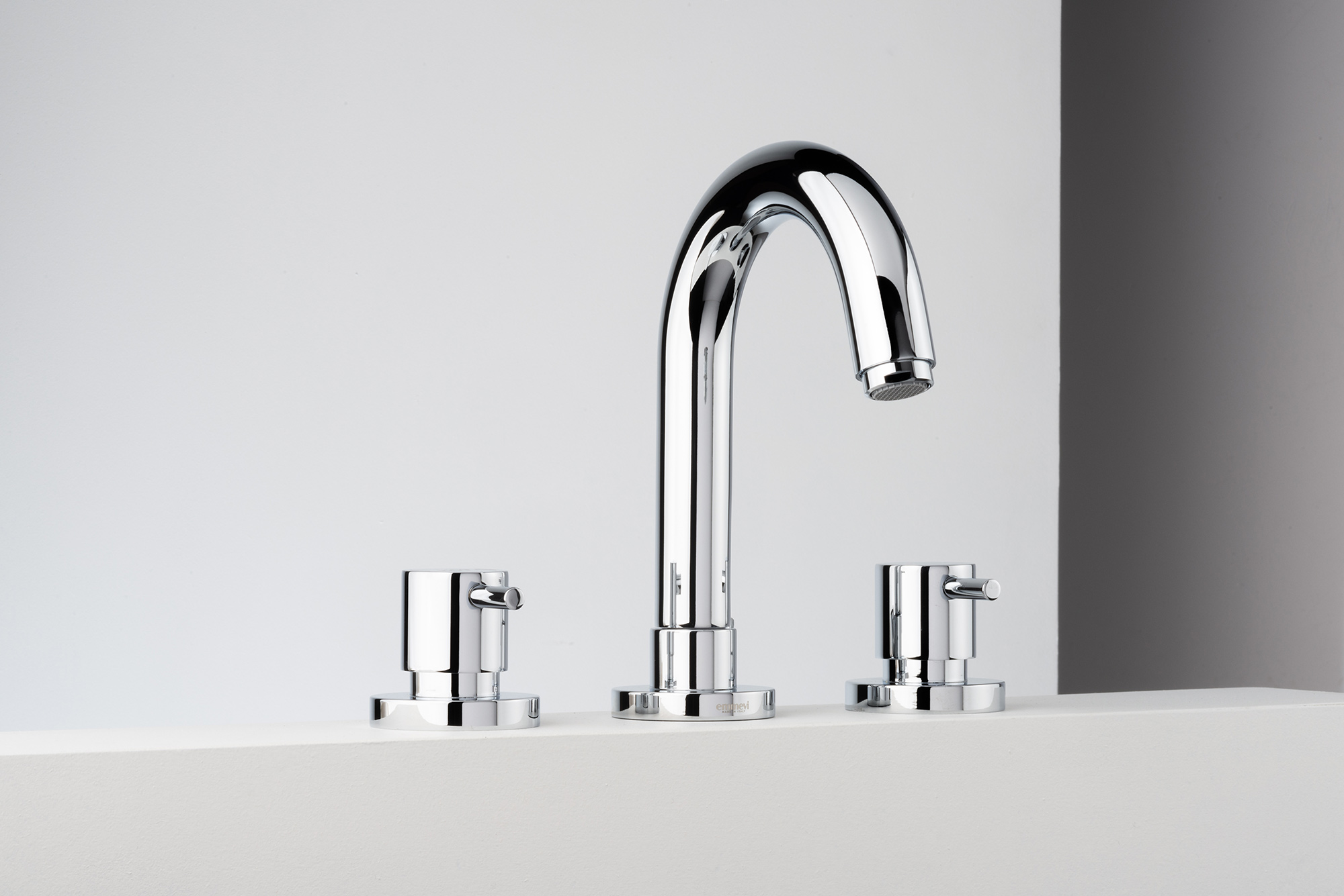 Dreiloch-Waschtischarmatur Emmevi Piper 45033 mit Ablaufgarnitur – 2