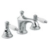 Dreiloch-Waschtischarmatur Emmevi The One Atena 98033 mit Ablaufgarnitur, Chrom, Ohne Kristall Dreiloch-Waschtischarmatur Emmevi The One Atena 98033 mit Ablaufgarnitur