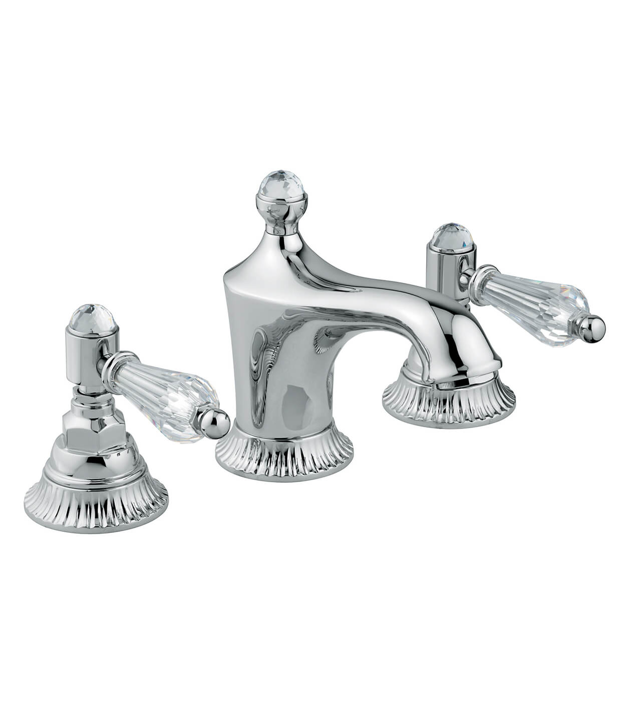 Dreiloch-Waschtischarmatur Emmevi The One Atena 98033 mit Ablaufgarnitur – 2