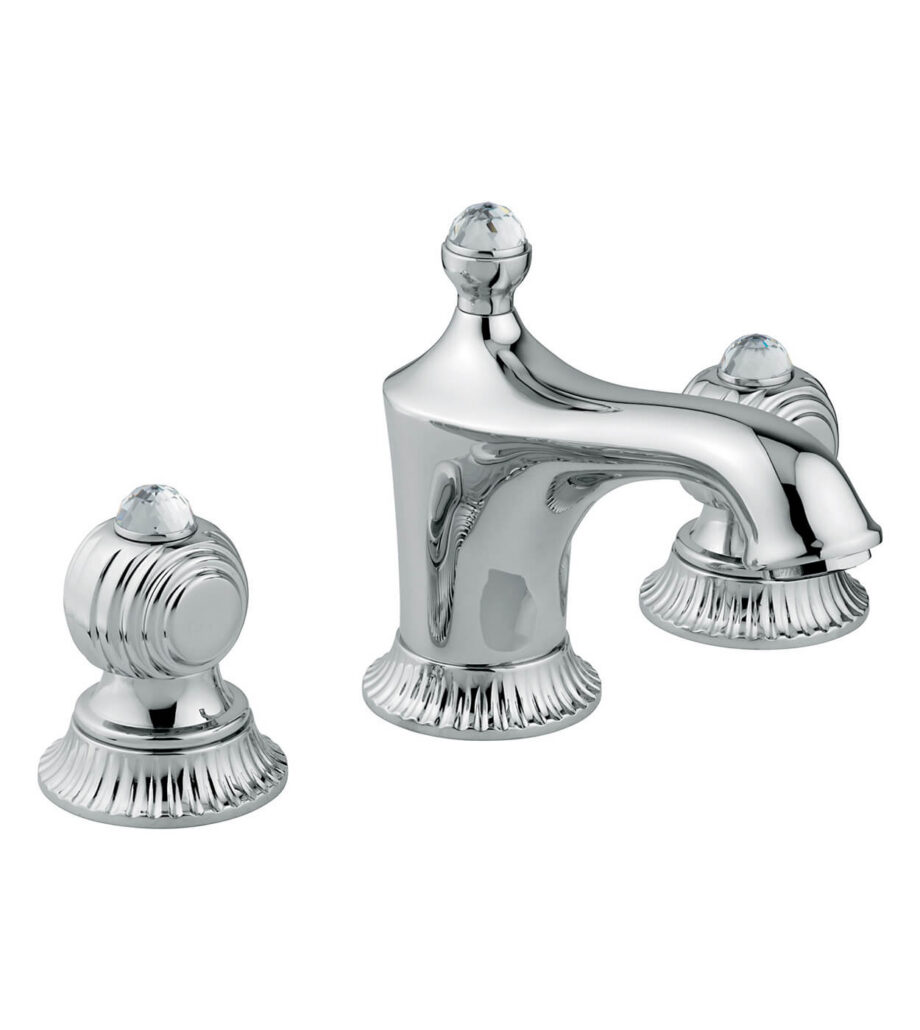 Dreiloch-Waschtischarmatur Emmevi The One Cloe 98033 mit Ablaufgarnitur – 2