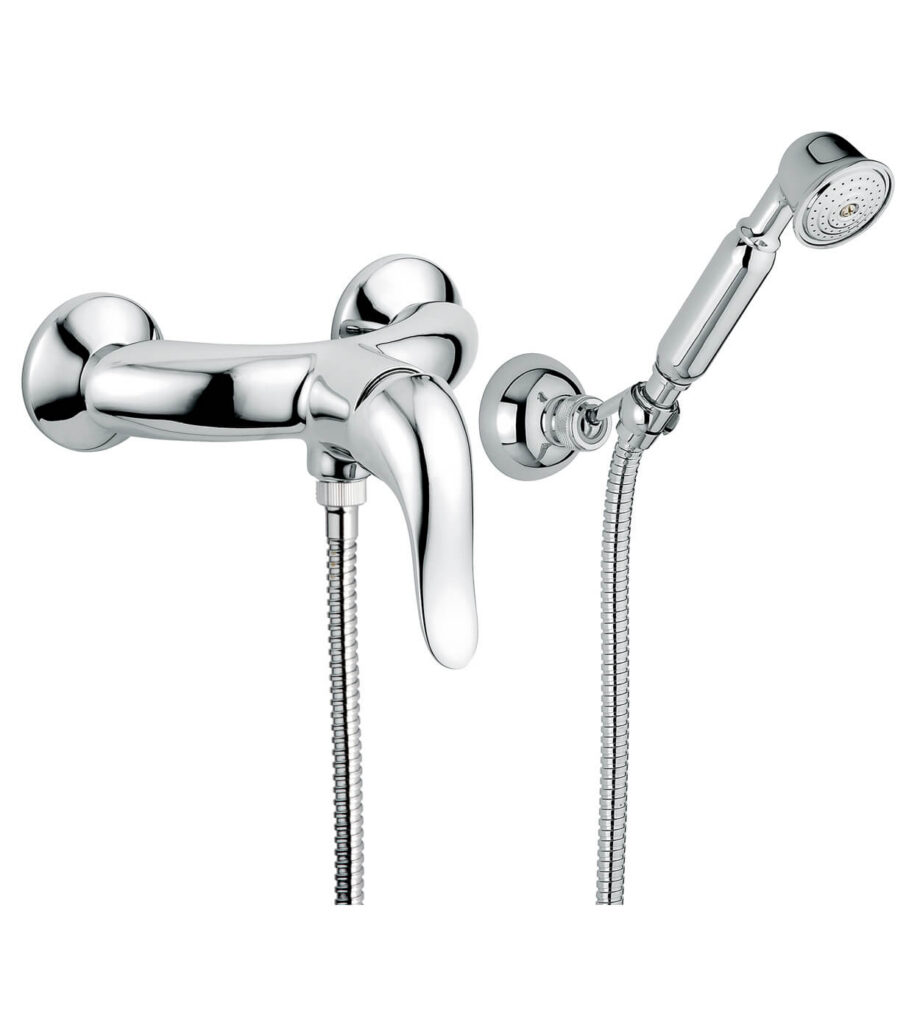 Duscharmatur Emmevi Duka 44002, Chrom, Armatur + Brauseset Duscharmatur Emmevi Duka 44002 – 2