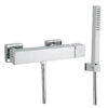Duscharmatur Emmevi Siris 47002, Chrom, Hebel ohne Stiel, Armatur + Brauseset Duscharmatur Emmevi Siris 47002 – 2