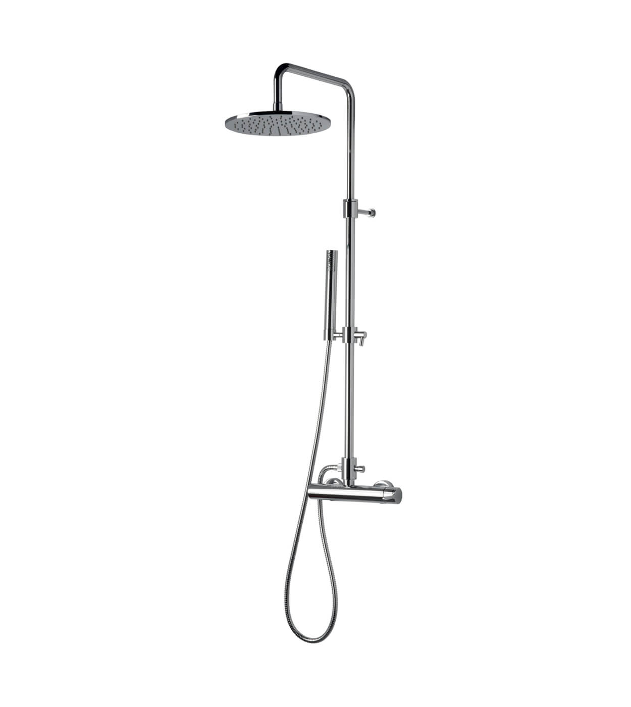 Duschsäule mit Armatur Emmevi Filobrass 8500284, Kopfbrause Ø 250 mm