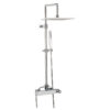 Duschsystem mit Armatur Emmevi Gea 2600295, Chrom, Gelochter Hebel Duschsystem mit Armatur Emmevi Gea 2600295
