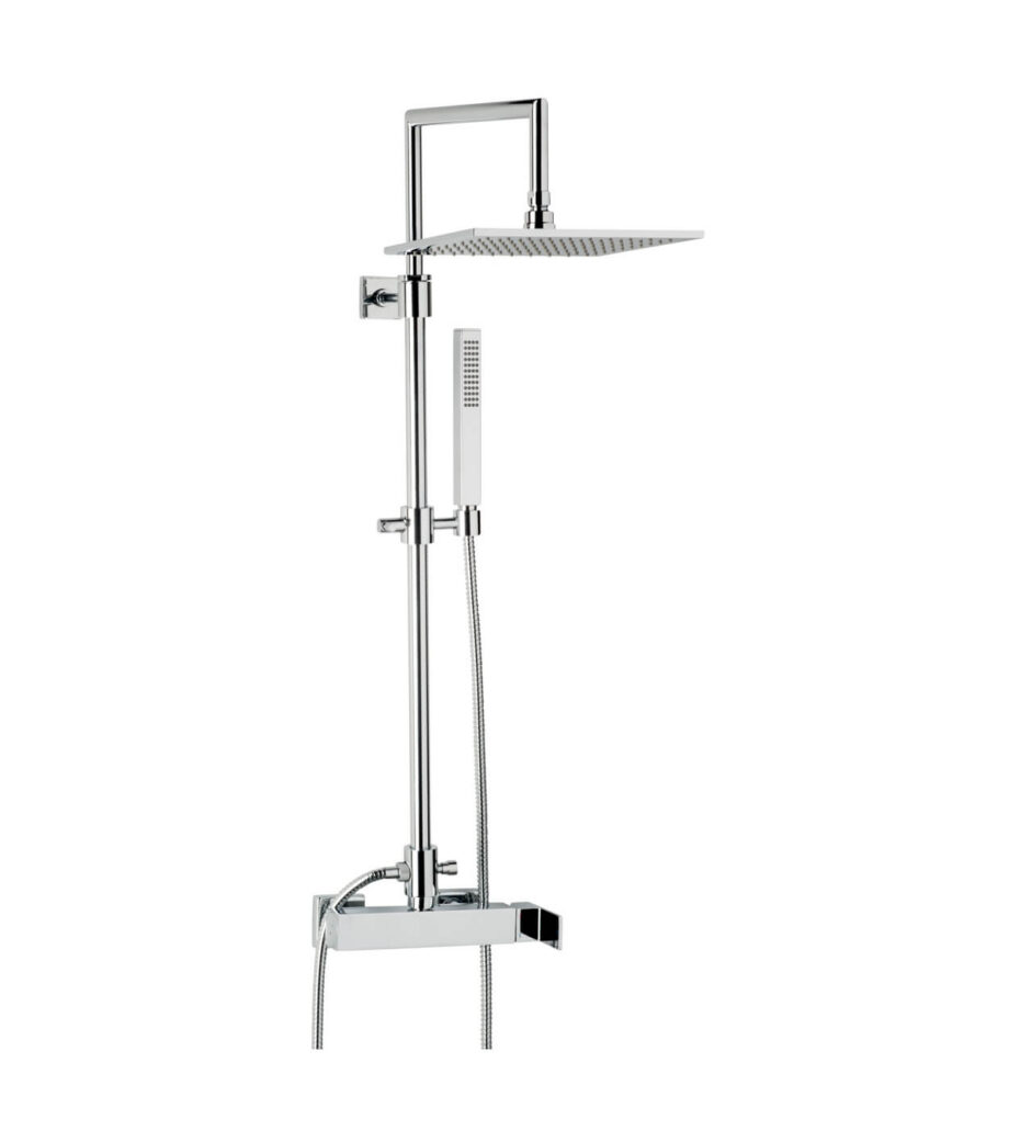 Duschsystem mit Armatur Emmevi Gea 2600295, Chrom, Geschlossener Hebel Duschsystem mit Armatur Emmevi Gea 2600295 – 2