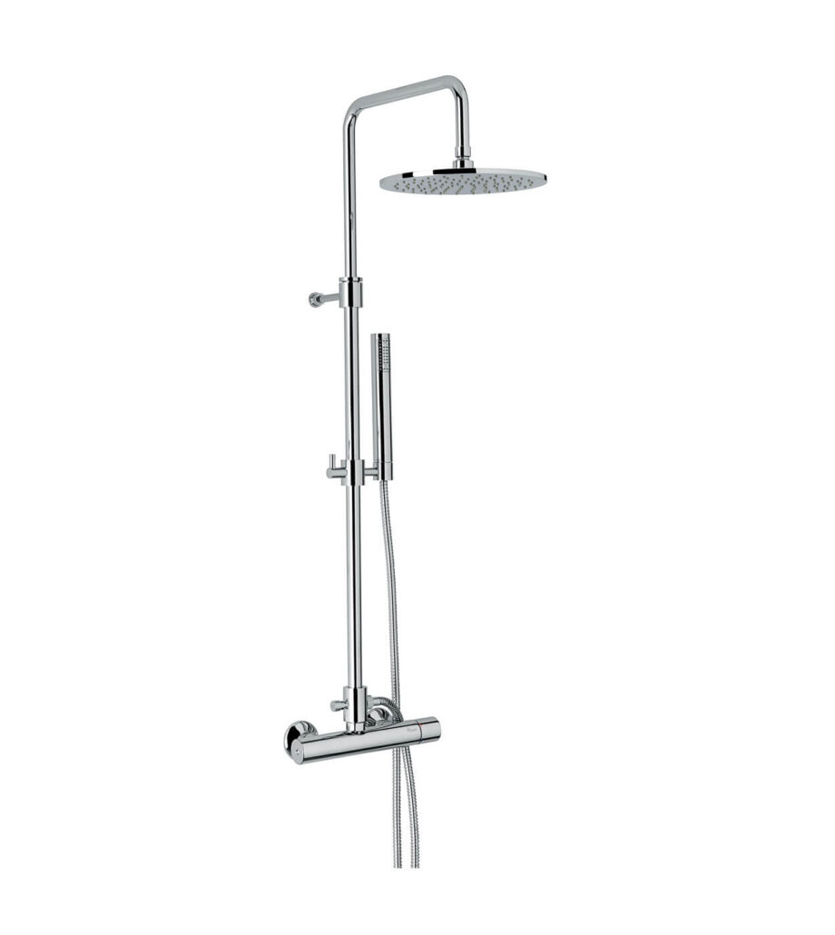 Duschsystem mit Armatur Emmevi Minù 8300284, Chrom, Standardhebel Duschsystem mit Armatur Emmevi Minù 8300284