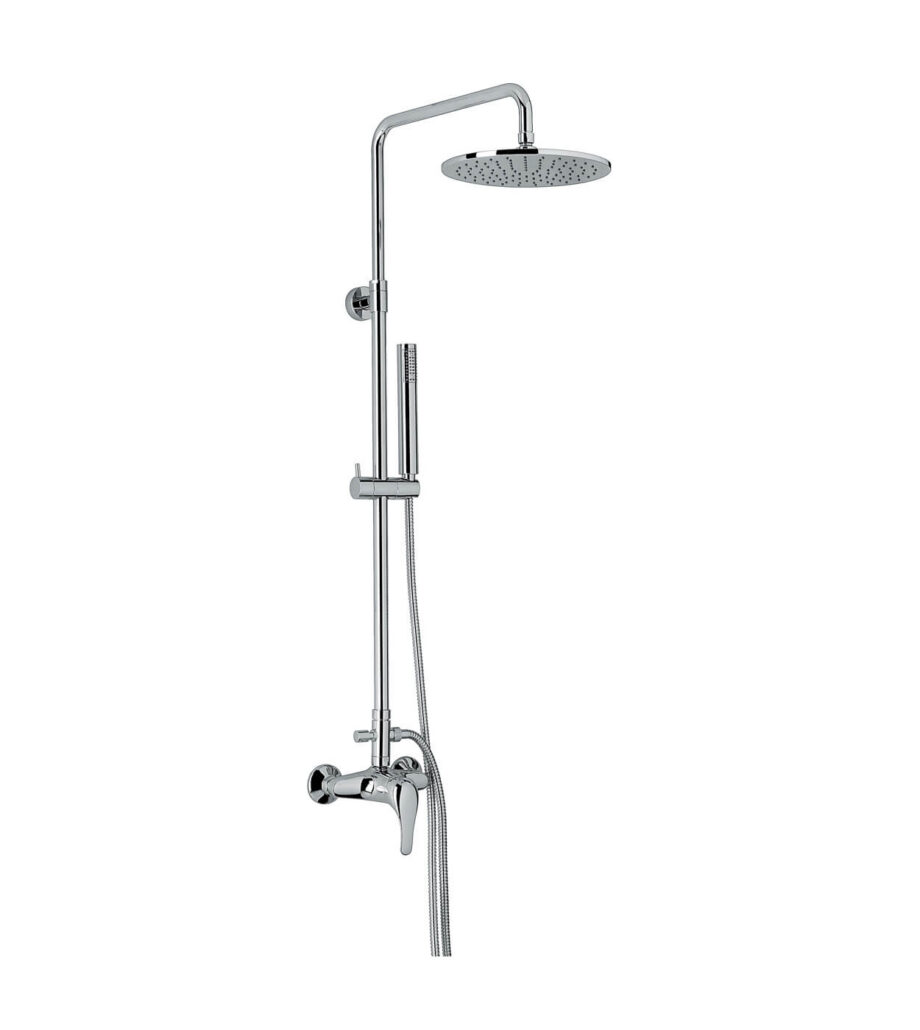 Duschsystem mit Armatur Emmevi Winny 9500215, Chrom Duschsystem mit Armatur Emmevi Winny 9500215
