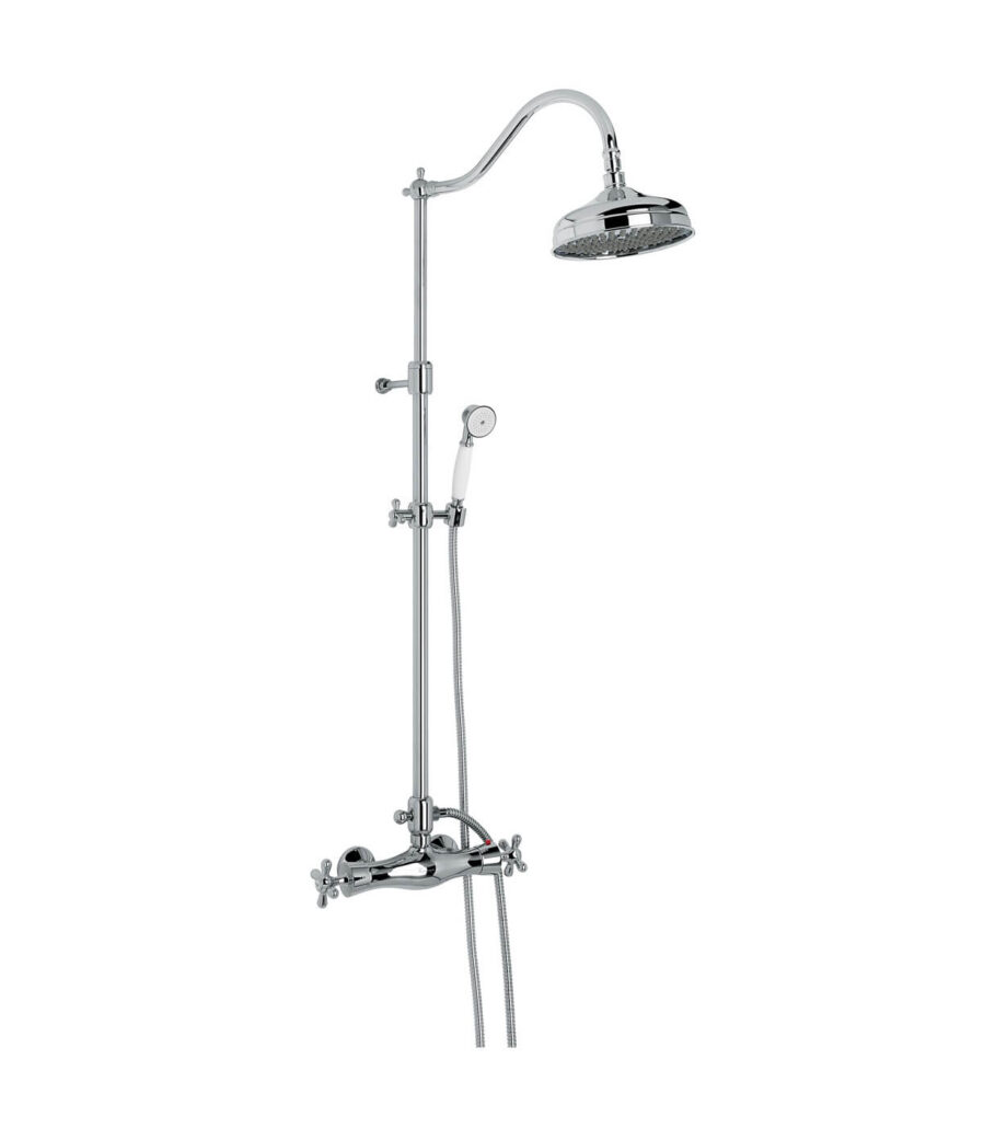 Duschsystem mit Thermostat Emmevi Decò Classic 1230518, Chrom Duschsystem mit Thermostat Emmevi Decò Classic 1230518