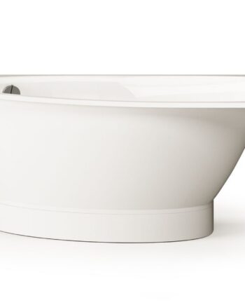 Eckbadewanne PAA TRE 150 A 150x100 cm, links, Mineralguss