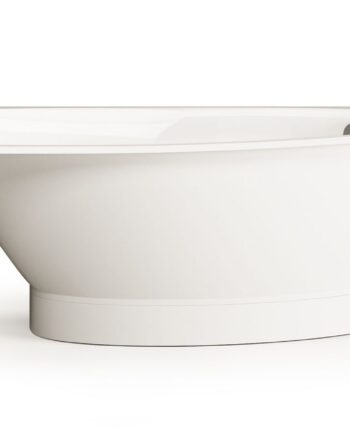 Eckbadewanne PAA TRE 170 D 170x100 cm, rechts, Mineralguss