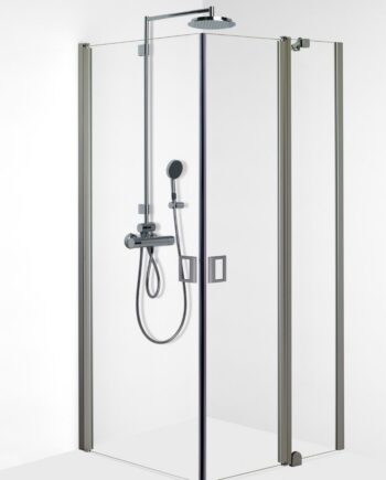 Eckduschkabine mit Tür und Seitenteil FENIC 312×314