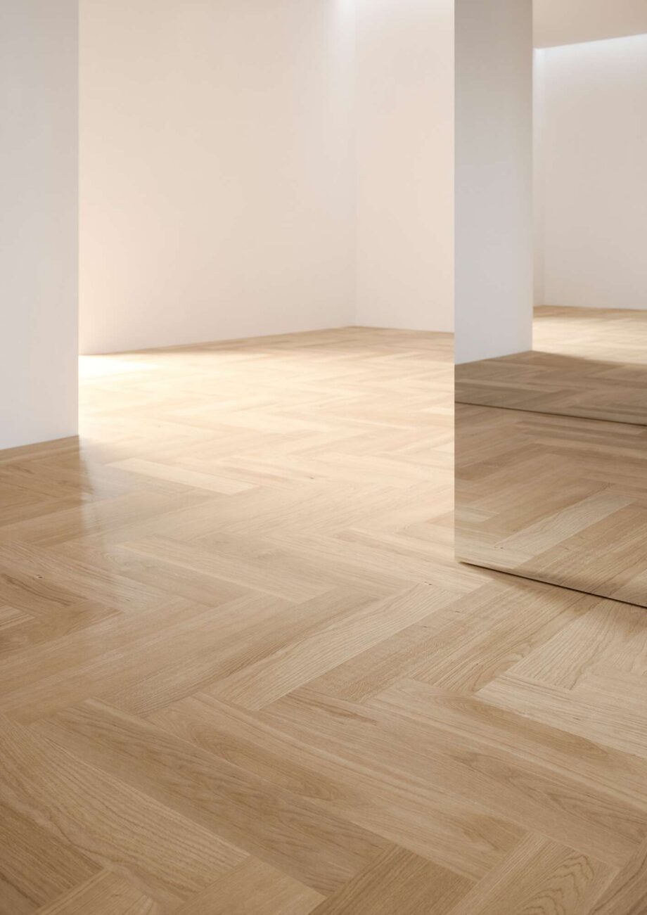 Eiche Parkett Bauwerk Formpark Quadrato Crema 14 B-Protect geschliffen – Ambiente 3 Eiche Parkett Bauwerk Formpark Quadrato Crema 14 B-Protect geschliffen – 4