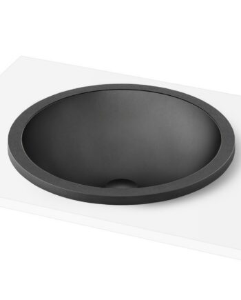 Einbauwaschbecken PAA ROUND IN Ø44 cm, Graphite schwarz