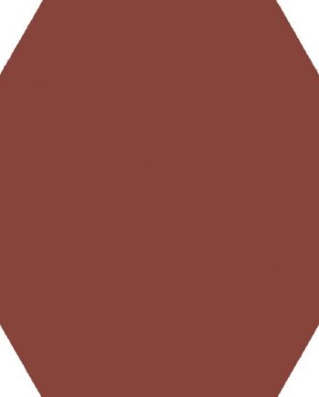 Kuusnurkne portselanplaat Dune Exa Garnet, 15x17 cm, 8 mm, granaatpunane, R10