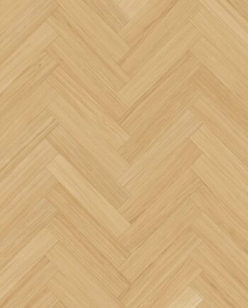 Fischgrätparkett Eiche Parky Swing Natural Oak Premium, Furnier, gebürstet, supermatt lackiert, 593 x 121 x 10 mm