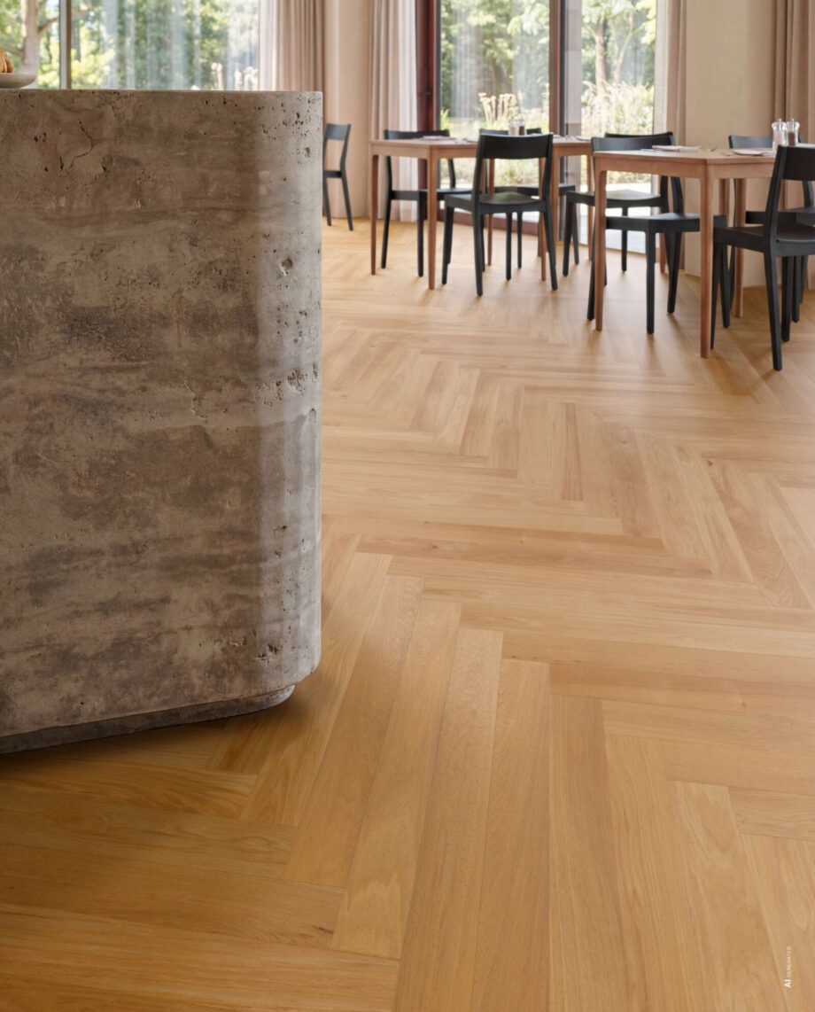 Fischgrät Parkett Bauwerk Cleverpark 900 Eiche Natur 14 matt versiegelt – Ambiente Fischgrät Parkett Bauwerk Cleverpark 900 Eiche Natur 14 matt versiegelt – 2