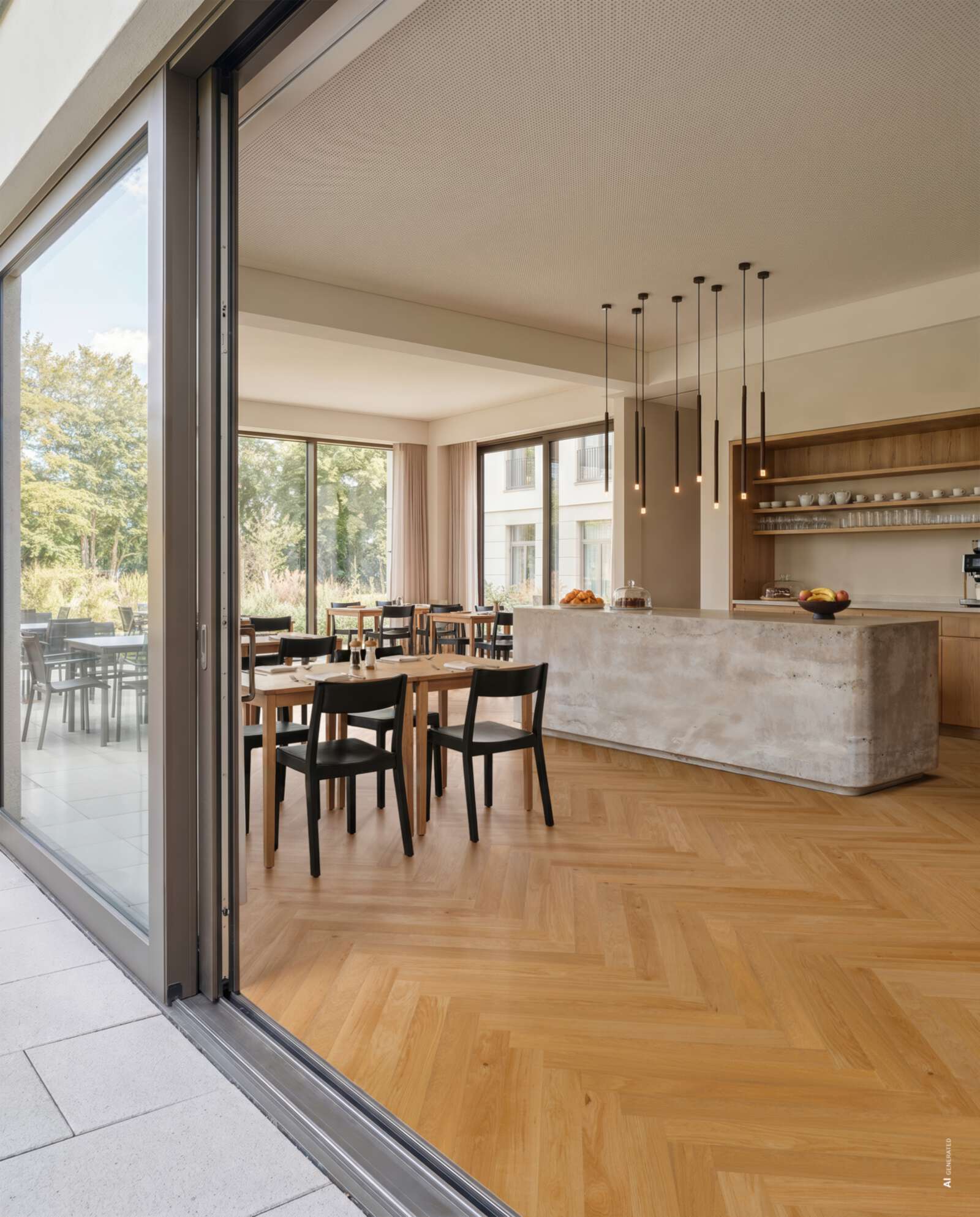 Fischgrät Parkett Bauwerk Cleverpark 900 Eiche Natur 14 matt versiegelt – 4