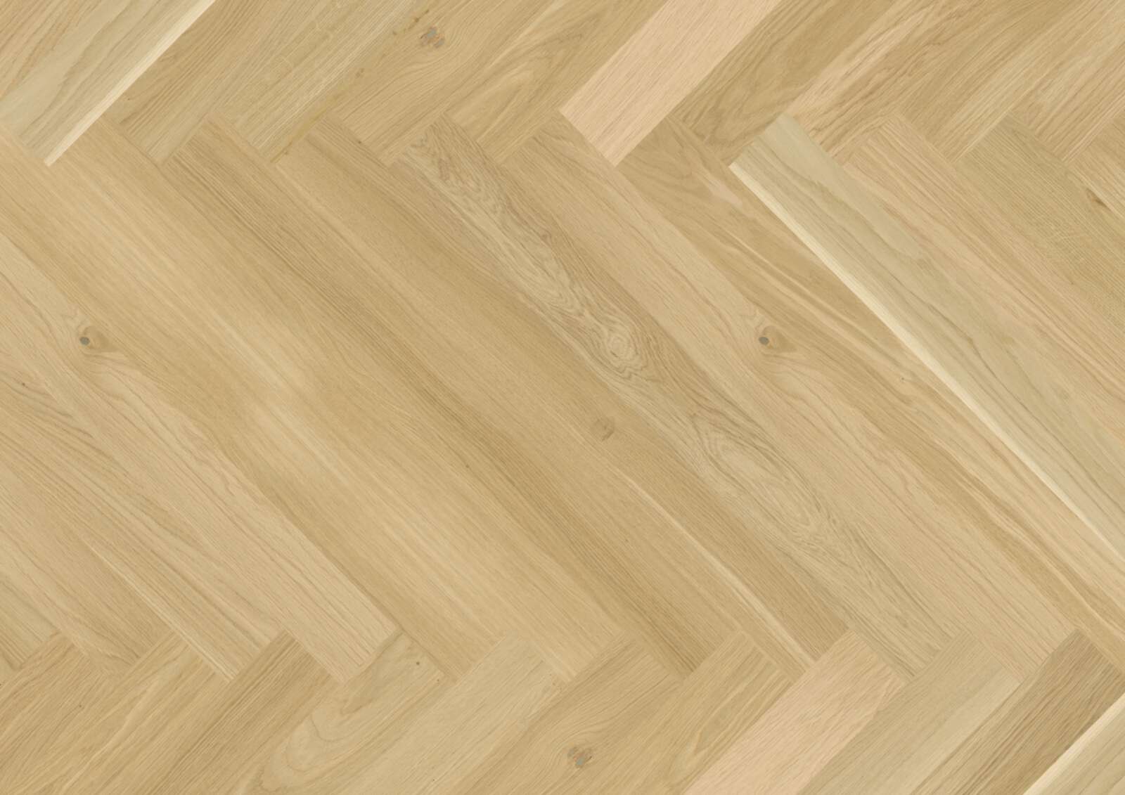 Fischgrätparkett Bauwerk Cleverpark 900 Eiche Crema 34 B-Protect gebürstet