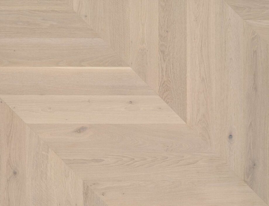 Fischgrätparkett Bauwerk Formpark Rombico Eiche Farina 14 geölt gebürstet – Diele Fischgrätparkett Bauwerk Formpark Rombico Eiche Farina 14 geölt gebürstet