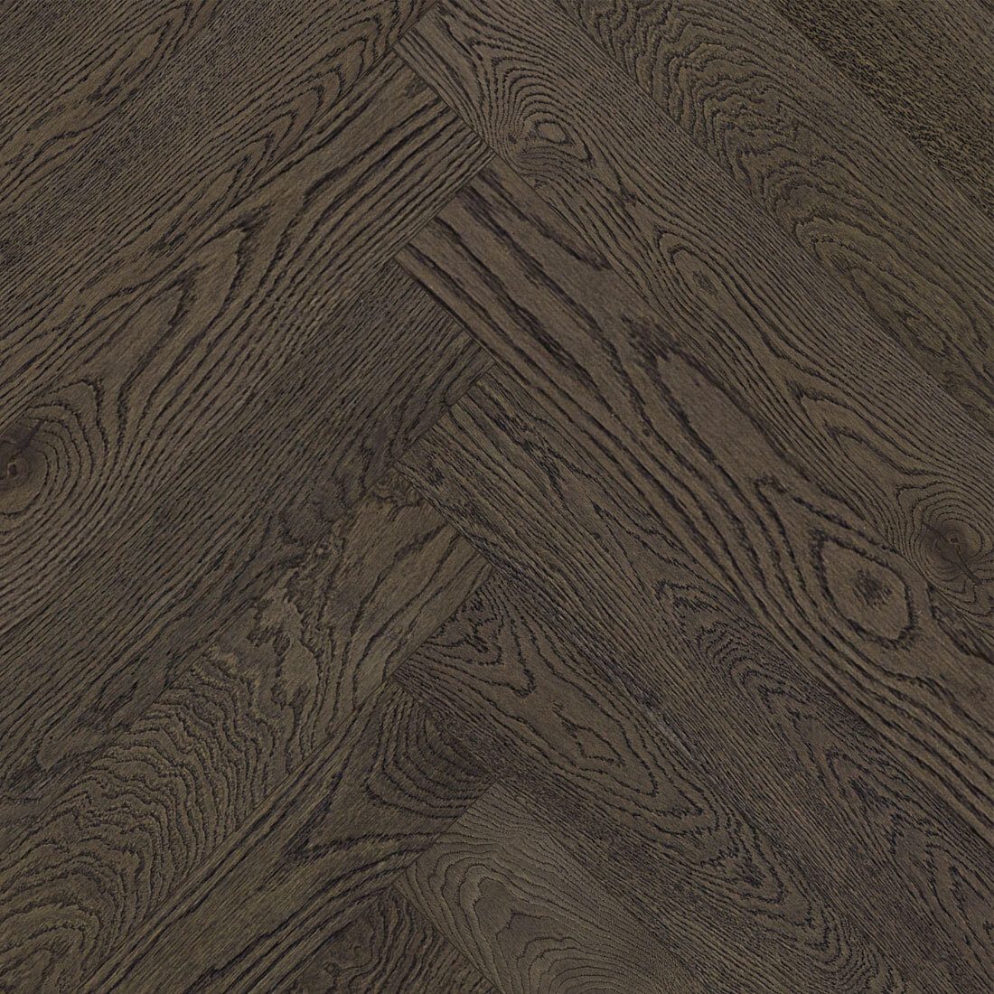 Fischgrätparkett Eiche Esta BC Lava Grey extramatt lackiert