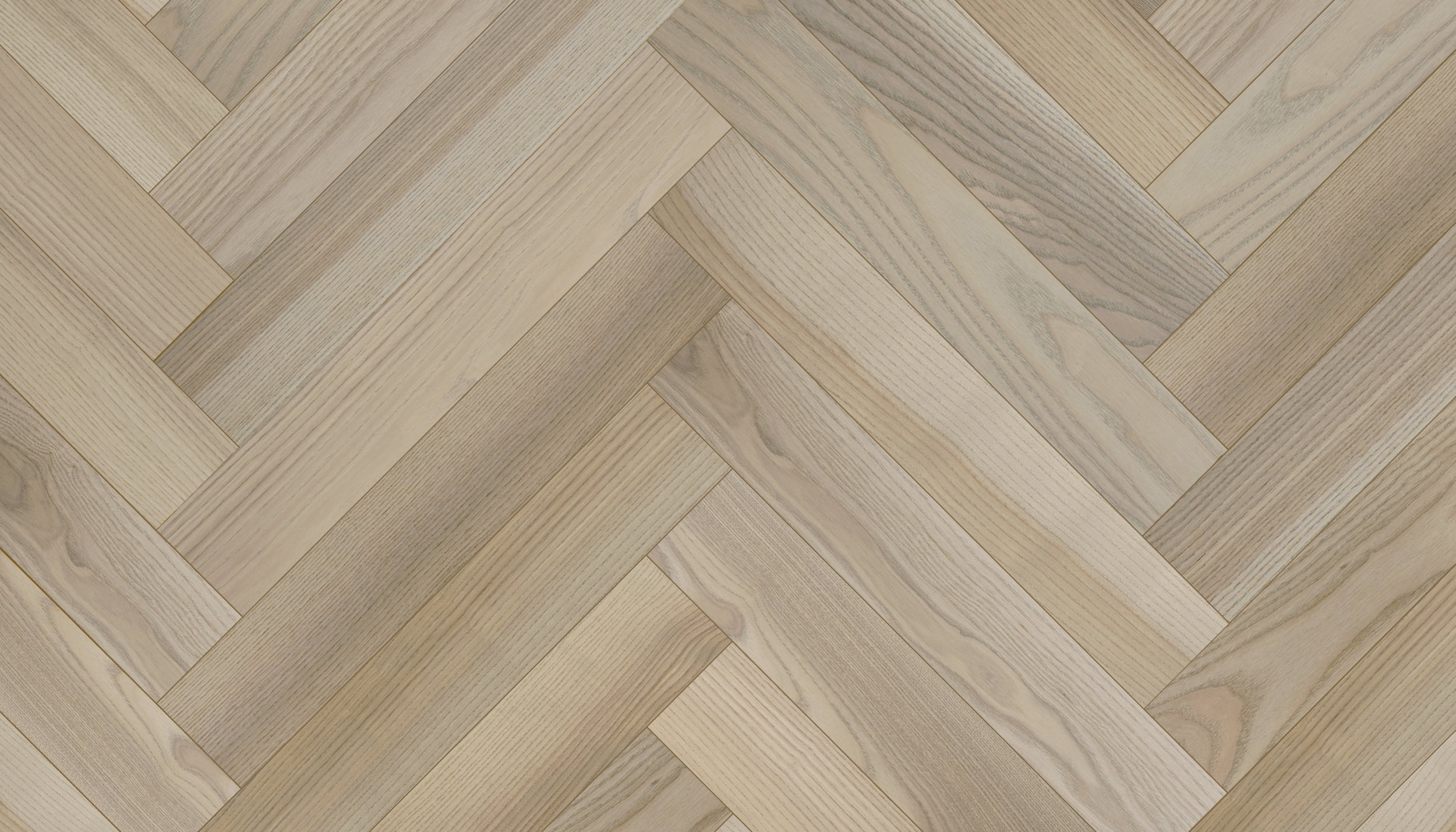 Fischgrätparkett Esche Esta Elegant Sandstone Original 600 mm extramatt lackiert – 3