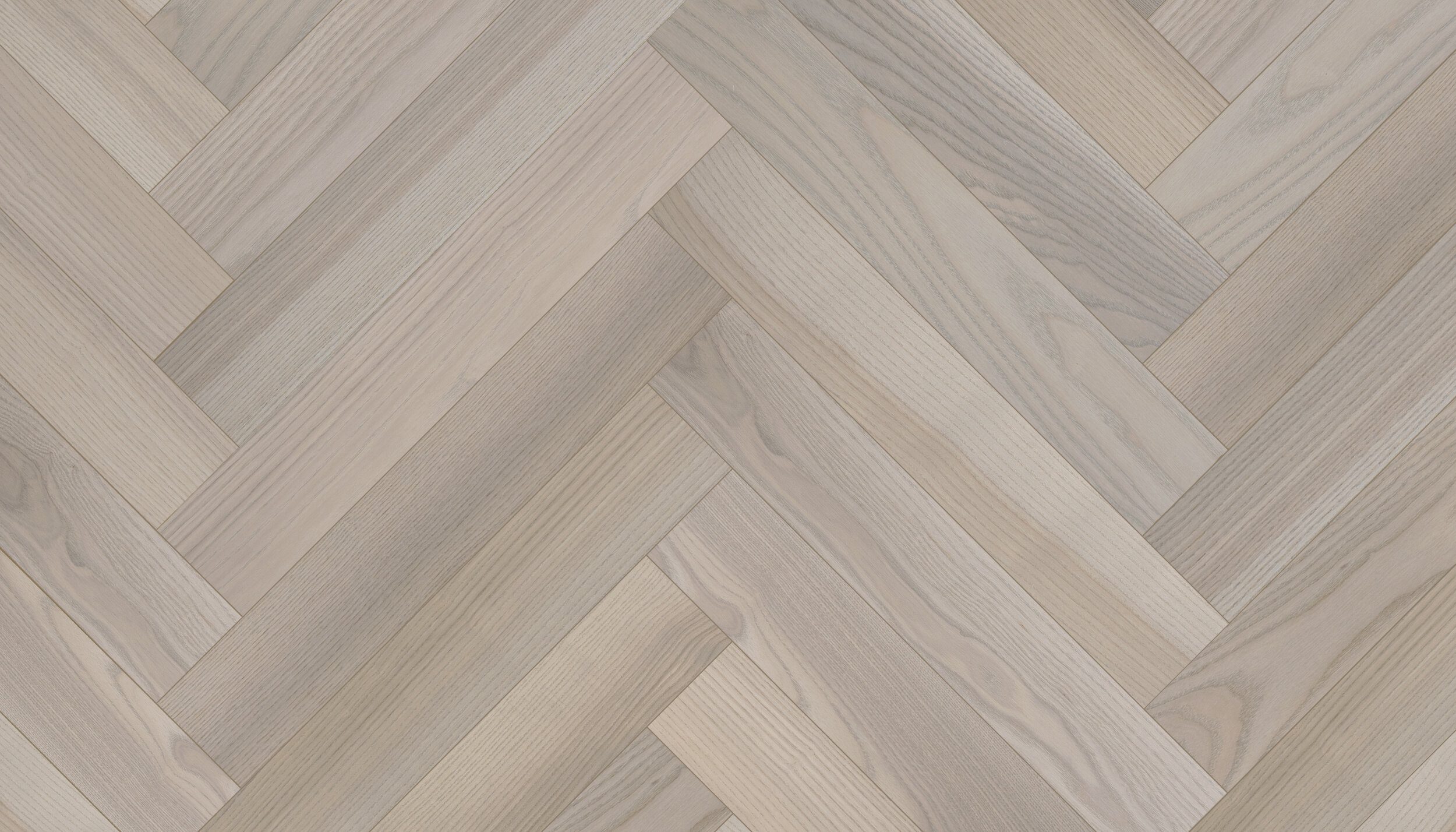 Fischgrätparkett Esche Esta Elegant Sandstone Original 700 mm extramatt lackiert – 2