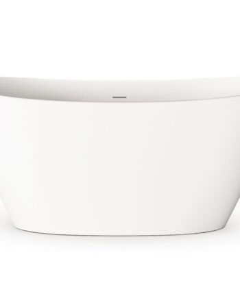 Freistehende Badewanne PAA AMORE 160x85 cm, Silkstone