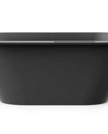 Freistehende Badewanne PAA DECO RIM 166x81 cm, Graphite
