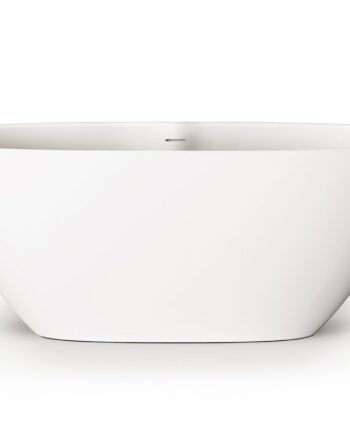 Freistehende Badewanne PAA PERLA 160 160x75 cm, Silkstone