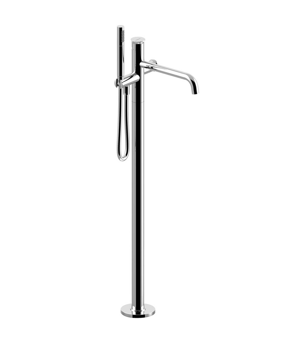 Freistehende Wannenarmatur Emmevi Filobrass 85030 mit Handbrause – 2