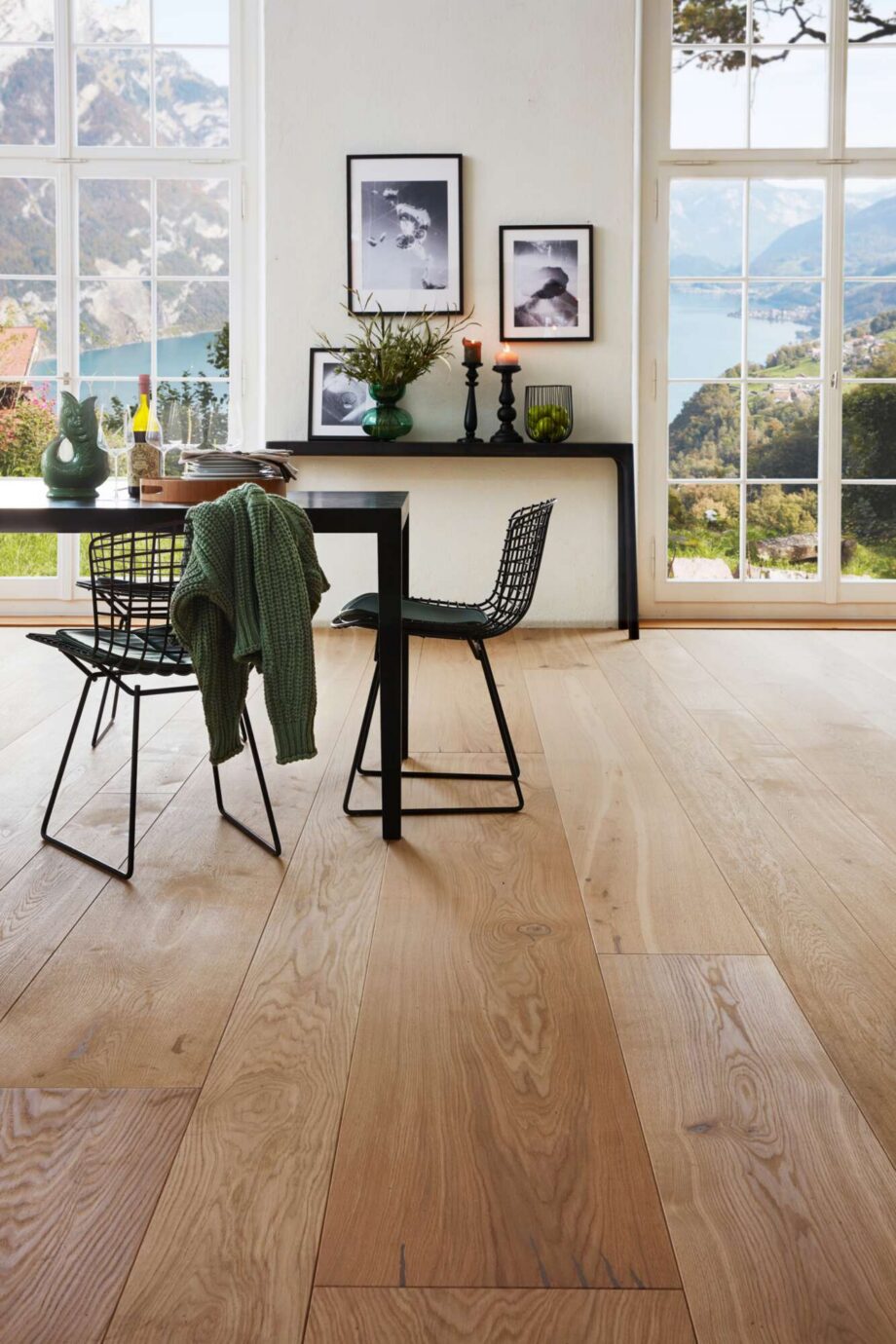 Holzboden Bauwerk Unicopark Eiche Avorio 35 geölt geschliffen – Ansicht 2 Holzboden Bauwerk Unicopark Eiche Avorio 35 geölt geschliffen – 2