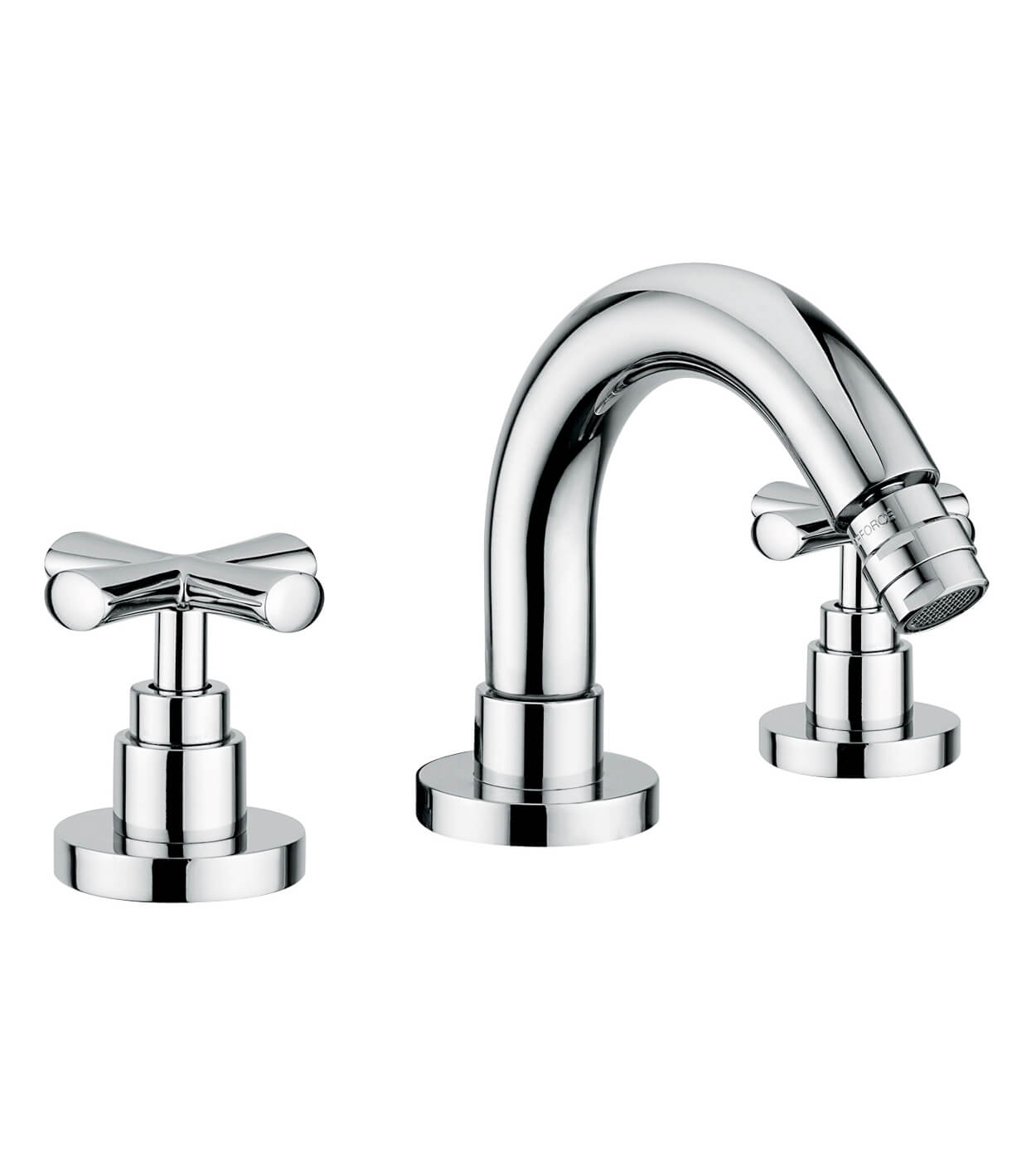 Dreiloch-Bidetarmatur Emmevi Spirit New 31034 mit Ablaufgarnitur
